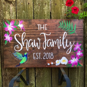 Last Name Sign Wedding Gift, Personalized Wood Sign, Housewarming Gift, Personalized Christmas Gift