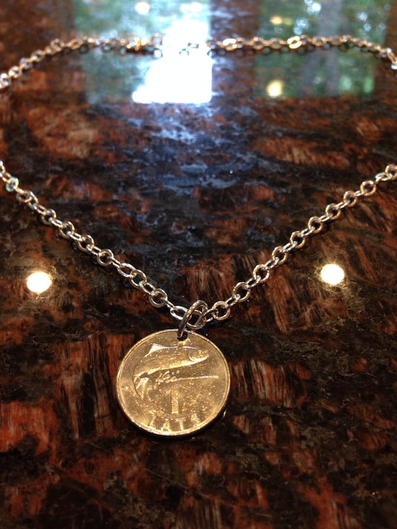 Latvian silver coin necklace Vintage necklaceLatvian 1 lats 1924 coin necklaceSilver necklaceCoin jewelrySilver coinHandmade