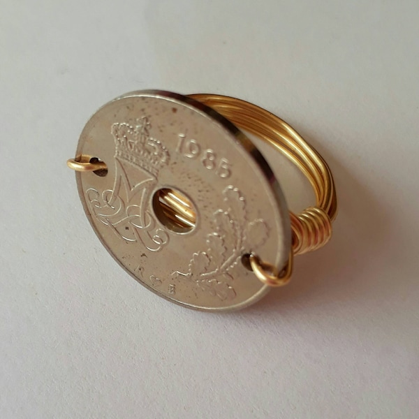 Wire Wrapped Coin Etsy