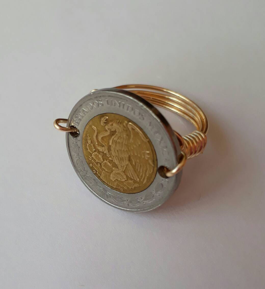 1945 dos pesos ring - Etsy 日本