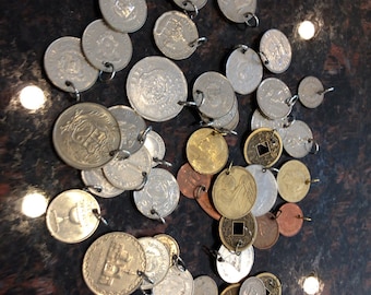 Wholesale Lot of 25 Coin Pendants