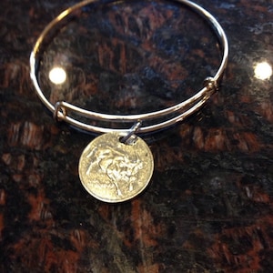 Philippines 1 piso expandable style wire bangle bracelet