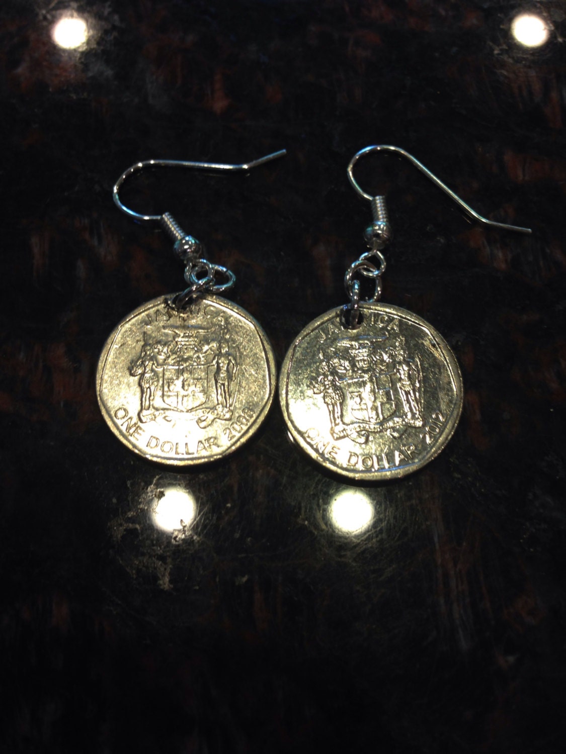Jamaica Dollar Coin Earrings Canada
