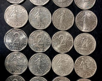フランス硬貨 2フラン | フランス | 1977 - 2001 - Etsy 日本