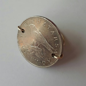 Hungary 50 forint wire wrapped ring
