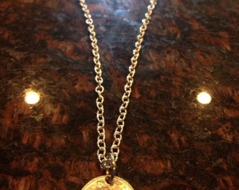 Switzerland Half Franc coin necklacev