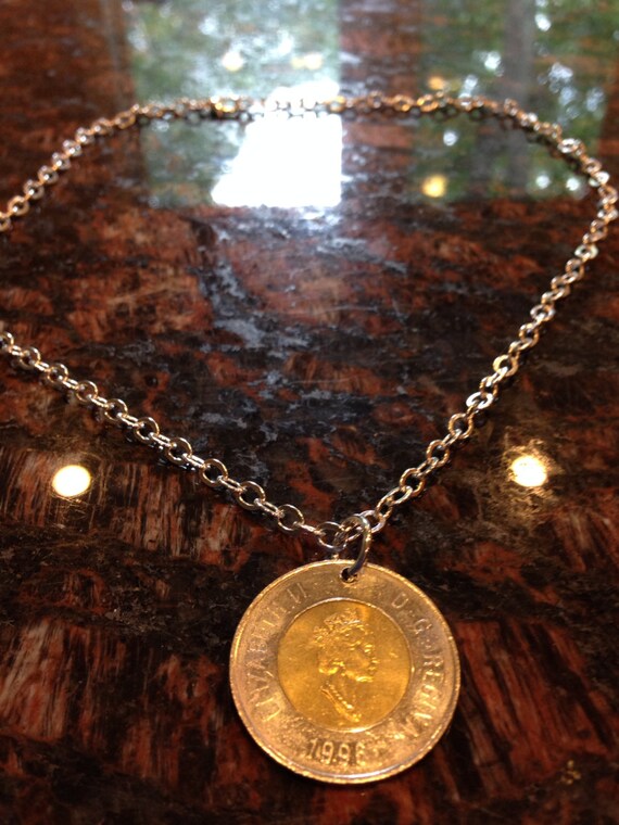 Dollar shop coin necklace
