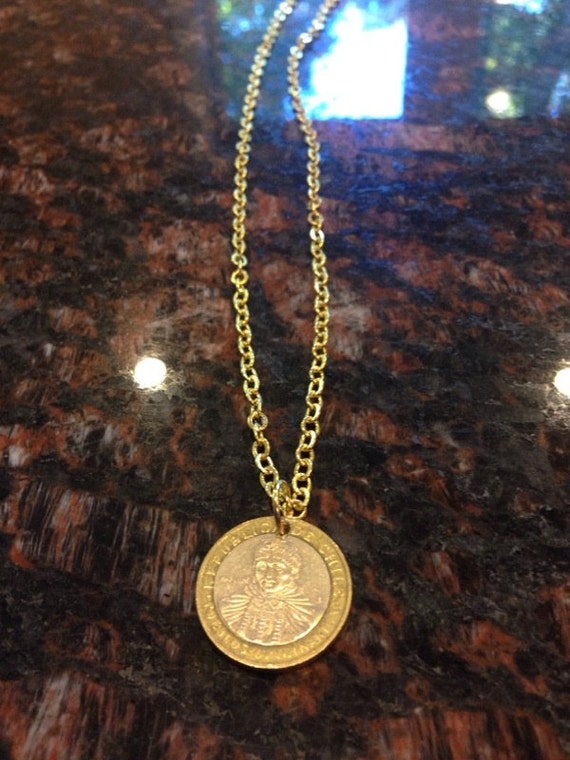 Chile 100 Pesos Bi Metal Coin Necklace - Etsy