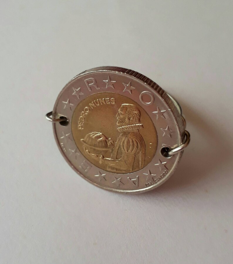 Portugal 100 escudos wire wrapped ring