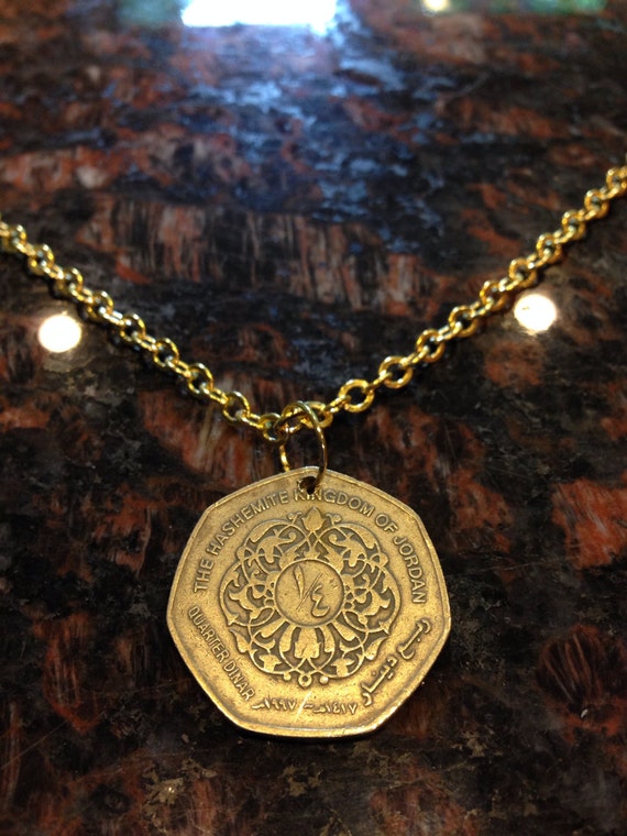 Jordan 1/4 Dinar Coin Necklace Hong Kong