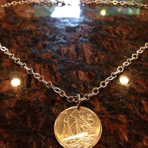 Cayman Inseln 25 Cent münzenhalskette