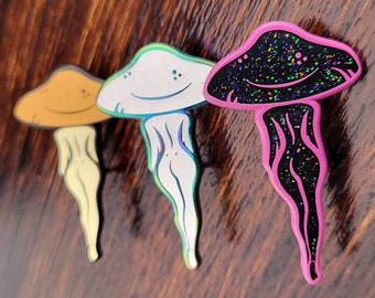 Mushroom Goddess Booty Hat Pin *LIMITEDEDITION* Heady Hat Pins by : Eccentric Visuals