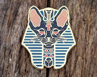 Bastet Egyptian Hat Pin *LIMITEDEDITION* Heady Hat Pins by : Eccentric Visuals