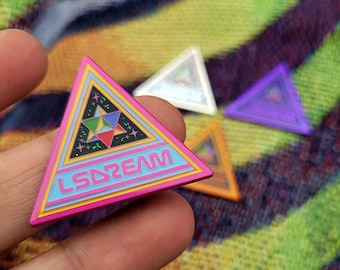 Merkaba - LSDream Inspired Hat Pin *LIMITEDEDITION* Heady Hat Pins by : Eccentric Visuals