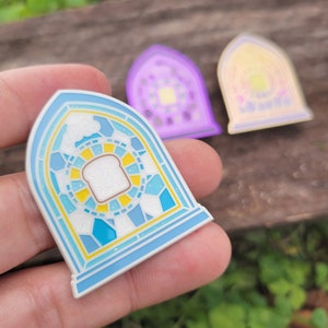 Sacred Slice Daily Bread Inspired Hat Pin LIMITEDEDITION Heady Hat Pins by : Eccentric Visuals image 2