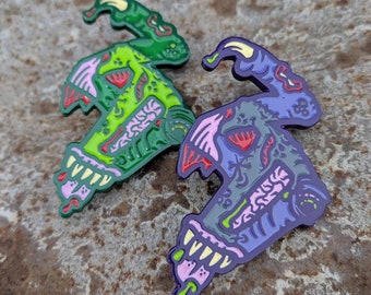 Zeds Dead Insipred Mutant Hat Pin *LIMITEDEDITION* Heady Hat Pins by : Eccentric Visuals