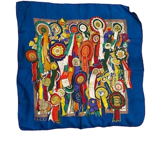 GUCCI silk scarf made in Italy