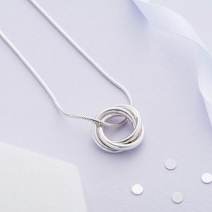 eternity necklace - eternity gift - eternity necklace - love gift - anniversary necklace - valentines gift - gift for her - gift for mum