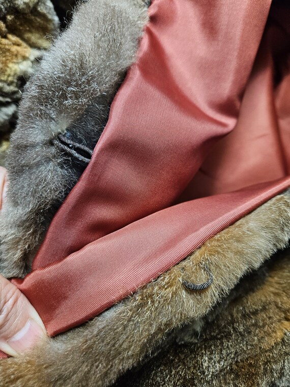 Real Furs Animals soft hair Coat Size 14 Large - image 5
