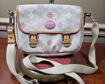 Auth Coach Adjustable Crossbody Bag