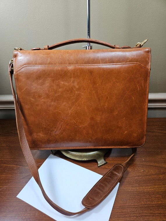 Georgetown leather Design Document Messenger Bag … - image 2