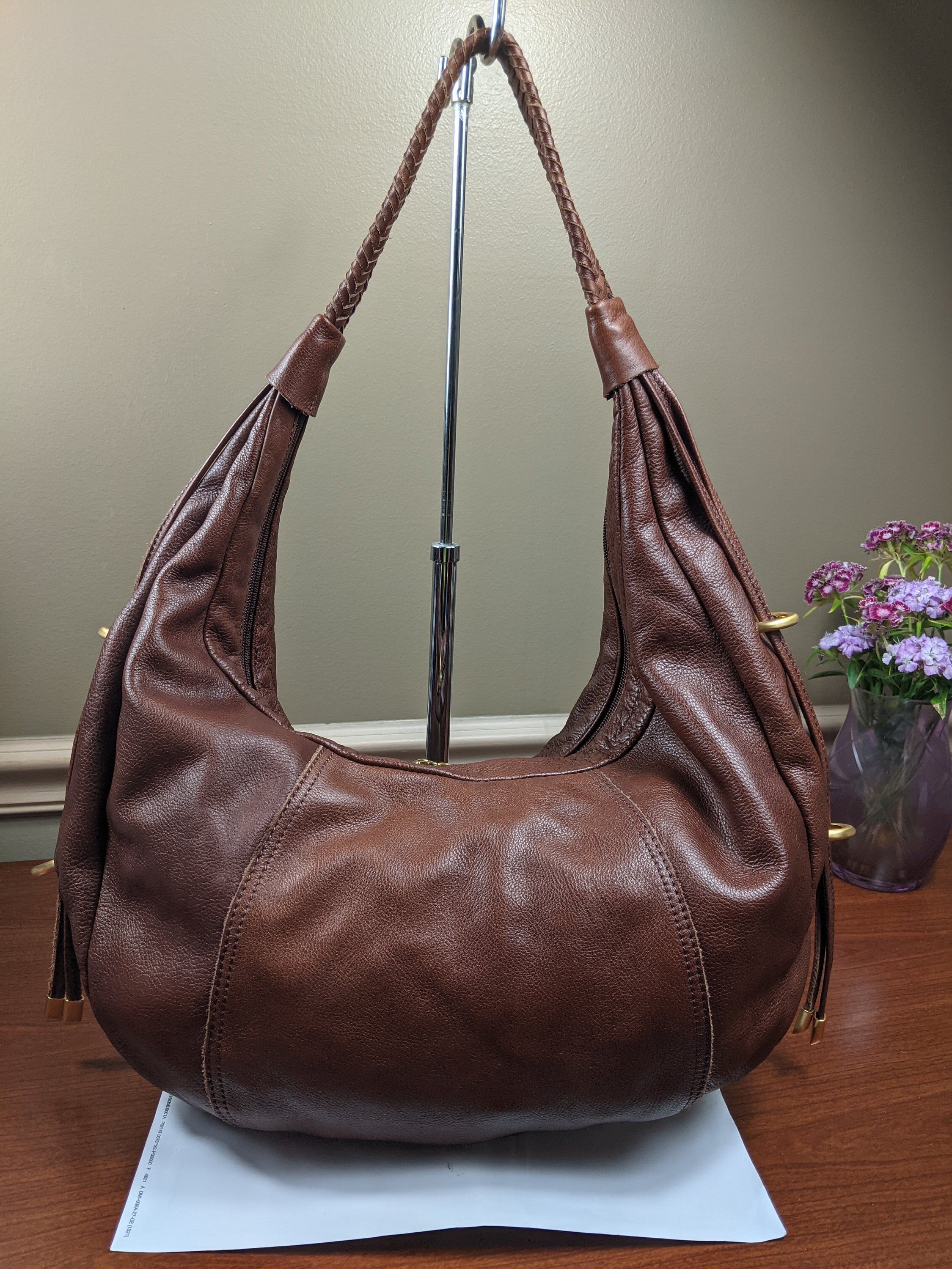 Allison Scott Very Nice Leather Hobo Shoulder Bag - Etsy