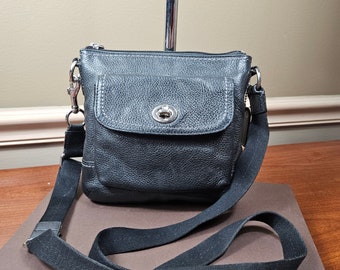 Coach Vintage Brown Leather Crossbody Bag Coach Flap Satchel