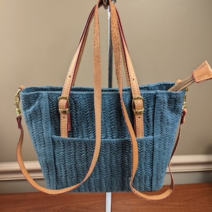 Vera Pelle suede small two ways Made in Italy bag