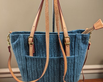 Bolsa Vera Pelle camurça pequena de duas maneiras Made in Italy