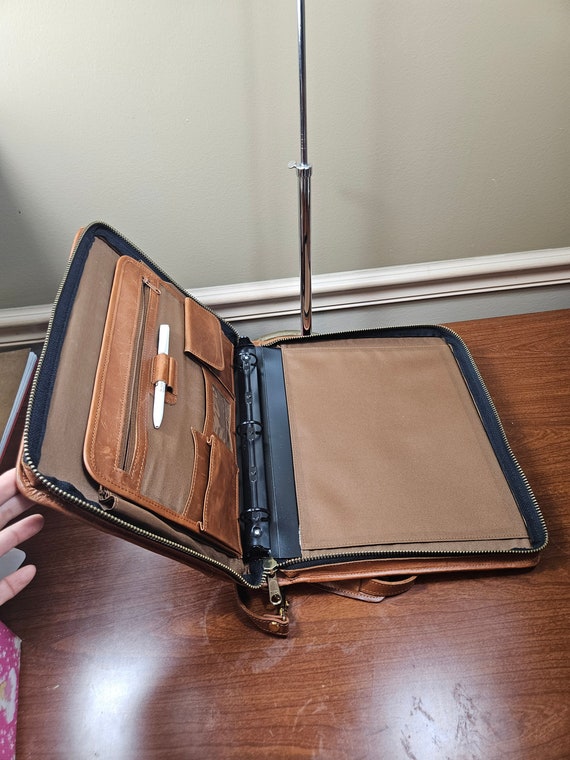 Georgetown leather Design Document Messenger Bag … - image 9