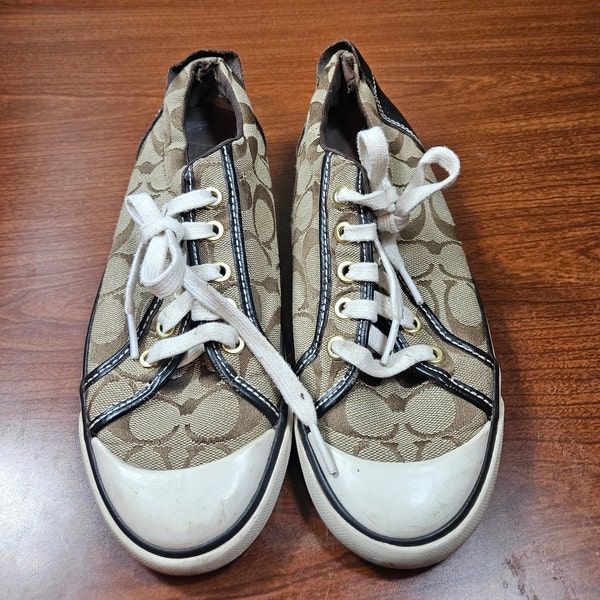 Coach Signature Brown Sneakers US Size 7B