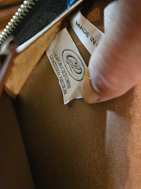 Georgetown leather Design Document Messenger Bag … - image 8