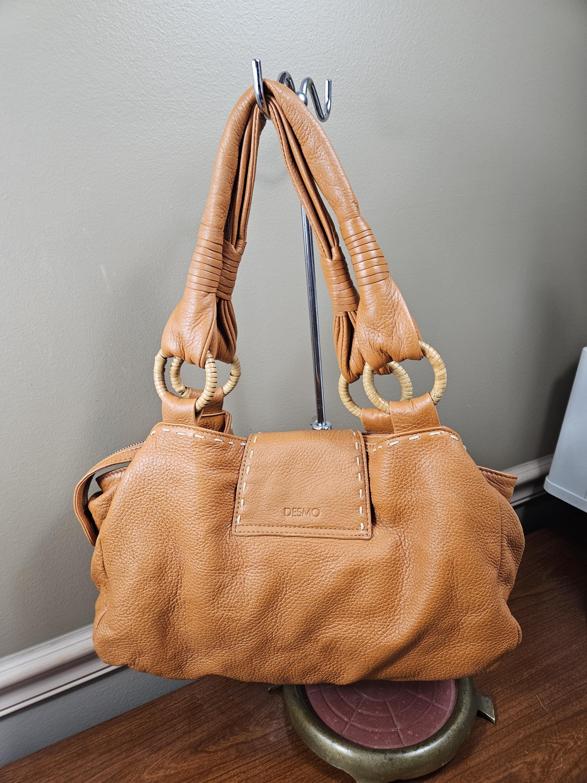 DESMO　デズモ　イタリア製　ショルダーバッグ　イントレチャート Desmo Made in Italy Shoulder Bag - Etsy