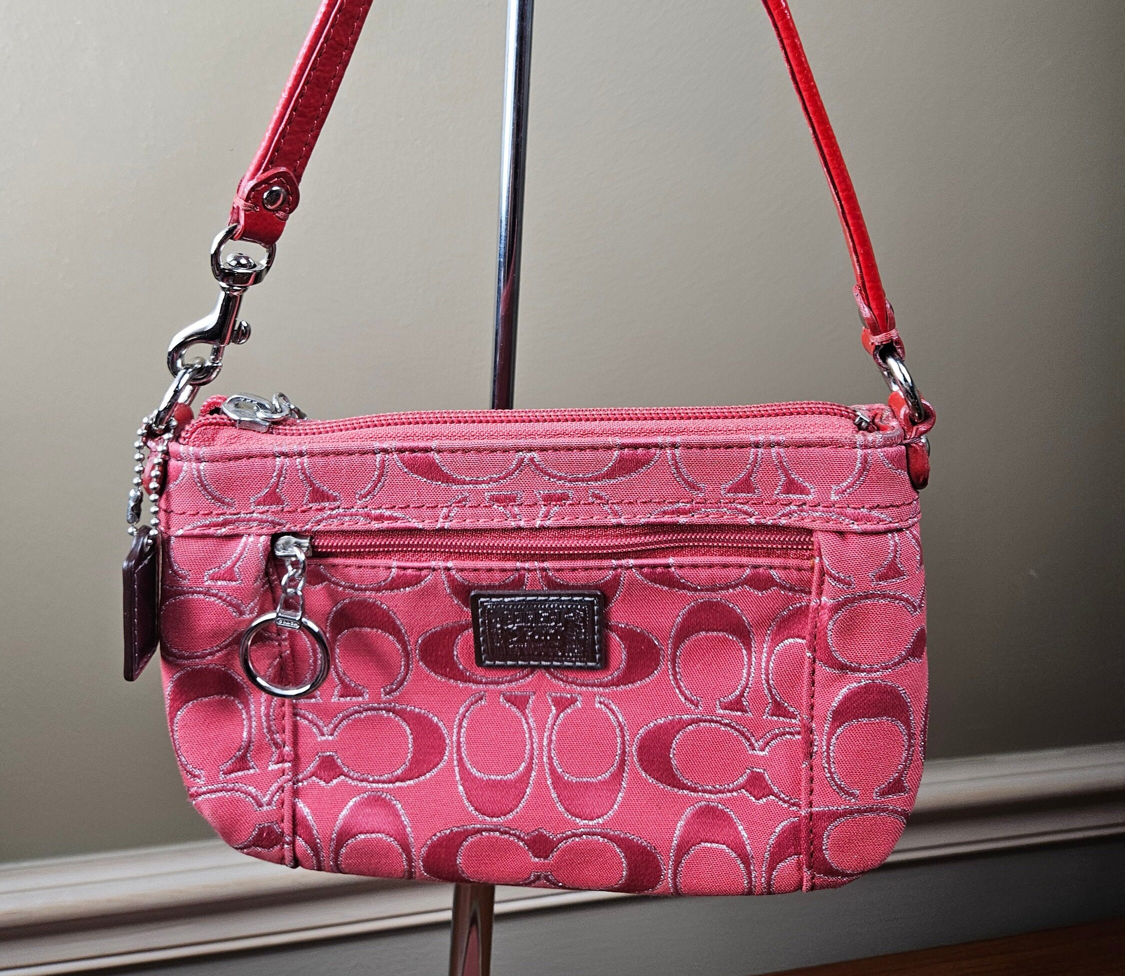 Pink coach purse poppy shop