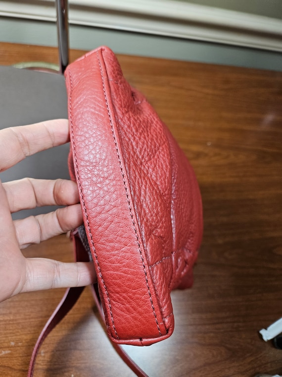 Cole Haan Cross body Red Leather Bag - image 3