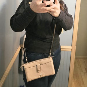 Kate Spade Light Pink Leather Crossbody Bag