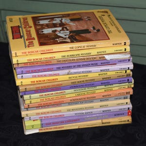Vintage Boxcar Children Books - Whitman and Scholastic Publishers - 1964-2001
