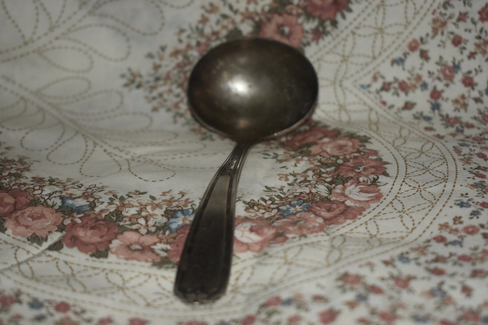 Vintage E.P.N.S National Silver Co. Cream Ladle National