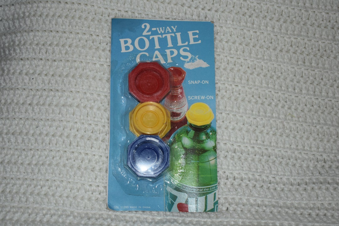 New Old Stock Vintage 2way Bottle Caps Snapon & Screwon Etsy