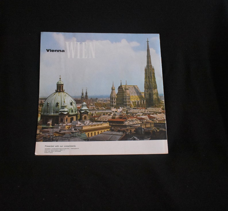 Vintage Travel Brochure of Vienna 1960/'s