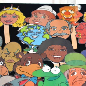 46 Very Rare - Vintage 1980&#39;s Puppets From The Janeen Brady Standing Tall Character Building Series