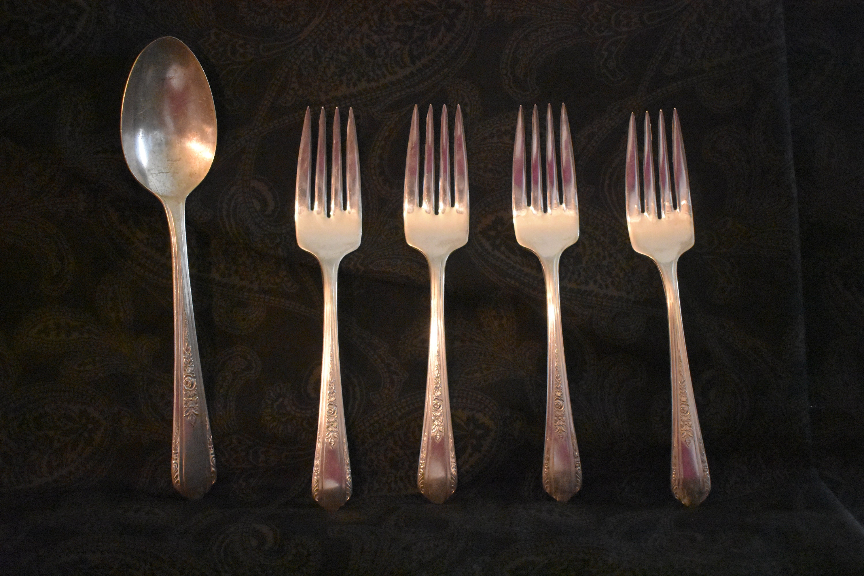 Deerfield silverplate spoon new arrivals