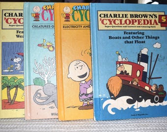 Vintage Charlie Brown's Cyclopedia Children's Book: Choose Your Volume