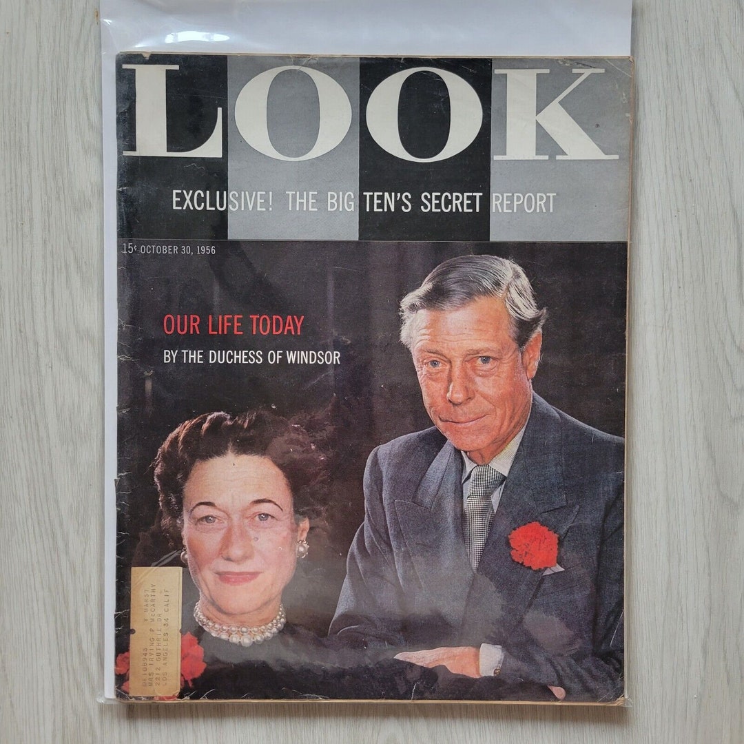 Vintage Look Magazine October 30 1956 Our Life Today the Etsy