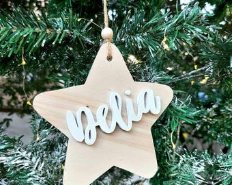 Adorno estrella personalizado
