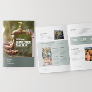 Modèle de demande d'assistance à but non lucratif | Proposition de collecte de fonds | Déclaration de charité | Prospectus donneur | Modèle de toile