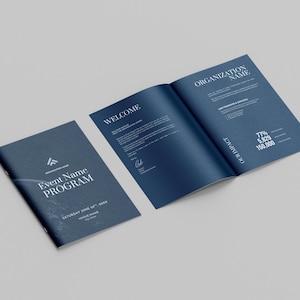 Event Program Template | Canva Template