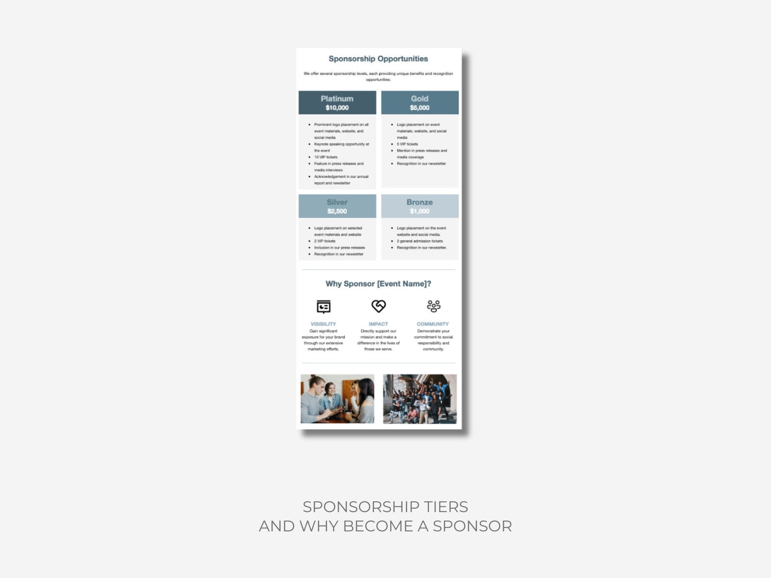 Event Sponsor Email Example Sponsor Event Email Template| Email Template | Ready-made Mailchimp ...