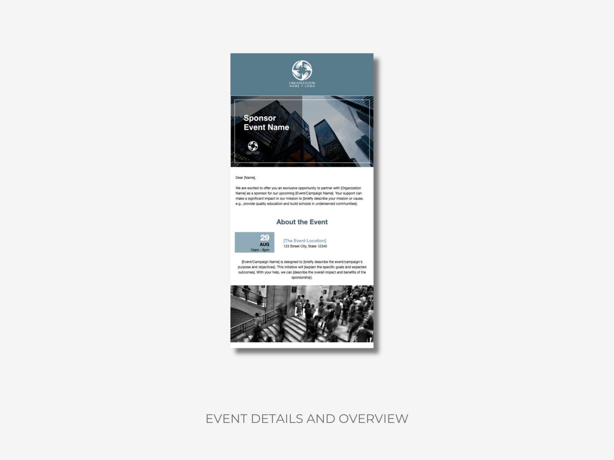 Mailchimp Event Invitation Example Sponsor Event Email Template| Email Template | Ready-made Mailchimp ...