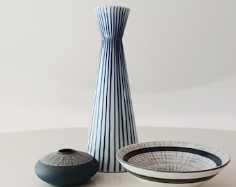Graceful Larger Vase Danish Keramik Vintage Tall  Midcentury Pottery Gustavsberg Manner